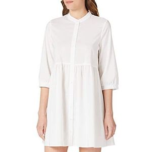 VERO MODA Vrouwelijke mini-jurk oversize overhemd, wit (snow white), S