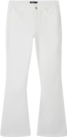 LMTD Broek - NlfTazza - Bright White - LMTD - 12 jaar (152) - Broeken - Katoen