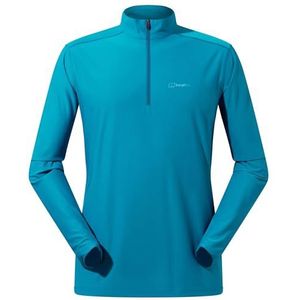 Berghaus Heren 24/7 Half Zip Tech T-shirt met lange mouwen