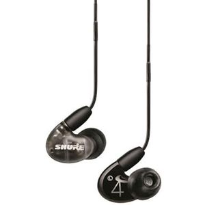 Shure - AONIC 4 - Geluidsisolerende Hoofdtelefoon - Zwart - Bekabeld - Hybride met Dubbele Driver