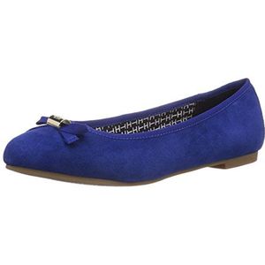 Tommy Hilfiger Amy 8b, Gesloten ballerina's voor dames, Blau Monaco Blauw 479, 40 EU