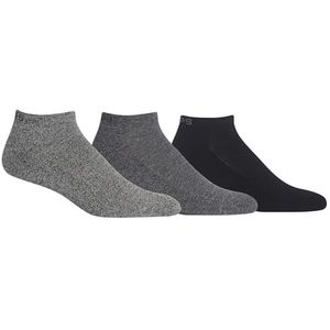Chaps Men's Assorted Marl Low Cut Casual Socks (3 Pack), Black, Shoe 6-12/Sock Size 10-13
