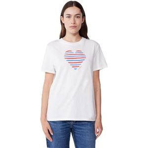 Petit Bateau - T-shirt Le Droit - Katoen - Wit