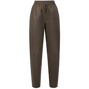 nascita Leren damesbroek 19427092-NA03, taupe, M, taupe, M