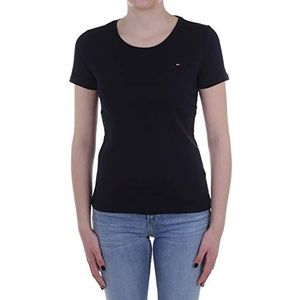 Tommy Hilfiger Slim Round-nk Ss Tanktop voor baby's en peuters voor dames, Blauw, S