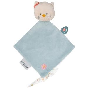 Nattou Comforter Doudou Cat Lana, 30x20 cm, Dusty Blue