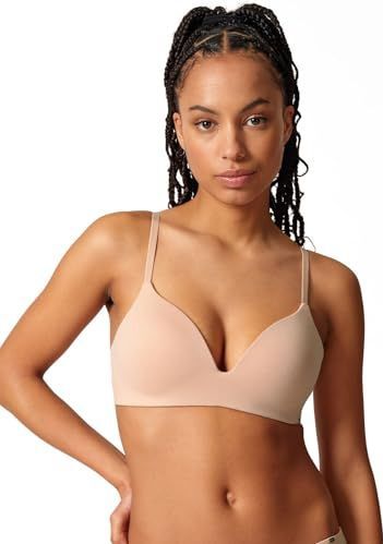 Bralette - Beige - Katoen/Elastaan - Gevoerd Zonder Beugels