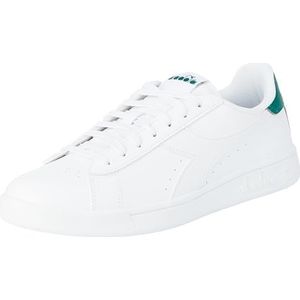 Diadora Torneo Gymschoenen voor volwassenen, uniseks, wit/galapagos groen, 47 EU, White Galapagos Green, 47 EU