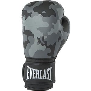 Everlast Unisex – bokshandschoenen voor volwassenen, Spark Glove trainingshandschoen, grijs camouflage, 350 ml