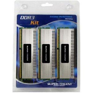 Super Talent Chrome Series werkgeheugen 12GB (1600 MHz, 3x 4GB) DDR3-RAM Kit3