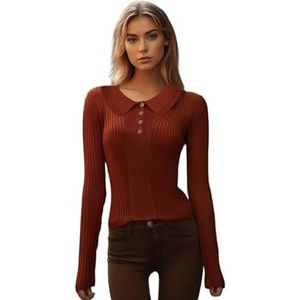 Trendyol Acryl Trui - Oranje - Getailleerd M Oranje, ORANJE, M