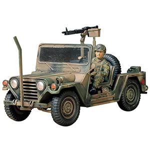 TAMIYA 300035123 Ford 300035123-1:35 US M151A2 MUTT terrein. (1), getrouwe replica, plastic bouwpakket, knutselen, modelbouwpakket, montage, ongelakt