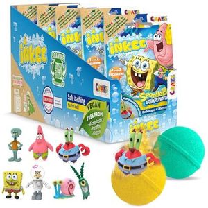 INKEE - Bob l'éponge - Bombes de Bad - Turquoise - Lot van 5 - 80 g