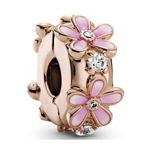 Clip Pandora margarita rosa 788809C01 mujer rosé