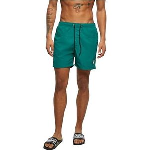 Urban Classics - Block Zwemshorts - XS - Groen