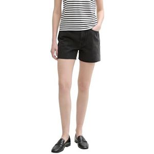 TOM TAILOR Denim Bermuda jeans shorts voor dames, 10214 - Clean Dark Stone Grey Denim, XXL