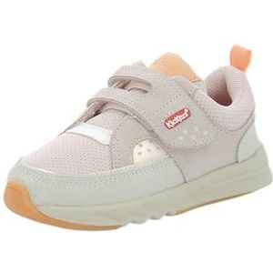 Kickers Kikustom Sneakers voor kinderen, uniseks, Rose Clair Beige Oranje, 33 EU