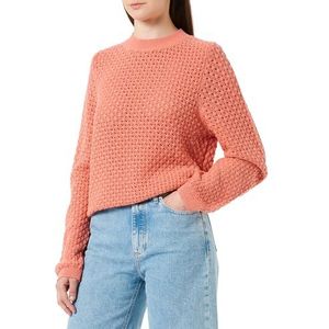 s.Oliver Sales GmbH & Co. KG/s.Oliver Damestrui met ajourpatroon pullover met ajourpatroon, oranje, XS