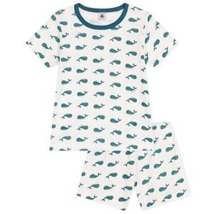 Petit Bateau Jongens A0DAF Pyjacourt, Marshmallow/Libelle, 10 jaar, marshmallow/libelle, 10 Jaar