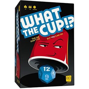 What The Cup!? | Sociaal Blufdobbelsteenspel met Handheld Dobbelbekers & D12 Dobbelstenen | Spioneer, Ruil, Steel de Winnende Cup | Voor 3-6 Spelers, 12 Jaar en Ouder