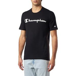 Champion Legacy American Tape-S-s Crewneck T-shirt voor heren, Nero, S
