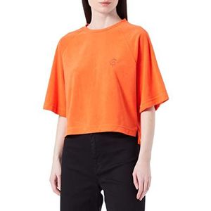 ICHI IHLENKA SW T-shirt, 171562/mandarijn rood, S