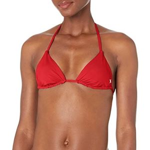 Hurley Vrouwen Solid Itsy Bitsy Bikinitop, rode peper, klein, Rode peper, S