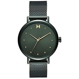 MVMT Vrouwen analoog quartz horloge met roestvrij stalen band 28000215-D, Groen