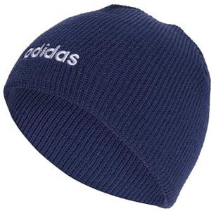 adidas Uniseks-Kind LITTLE KIDS LINEAR BEANIE, dark blue, S