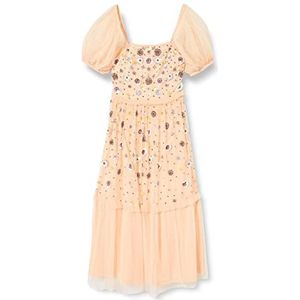 Frock and Frill Vrouwen verfraaide jurk speciale gelegenheid, amandel, 10, Amandel, 36