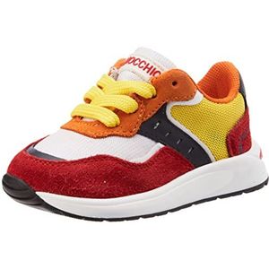 Pinocchio Jongens P1070 Sneakers, rood, 21 EU