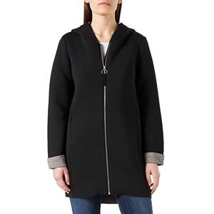 ONLY Onllena Bonded Hood Coat Cs Cc OTW Transitional Jacket voor dames, zwart, S