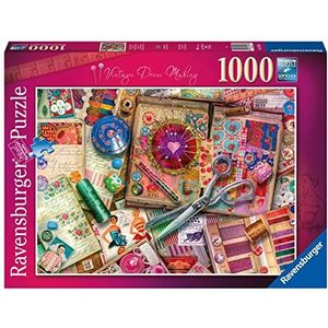 Ravensburger Aimee Stewart Vintage kleermakerij 1000 stukjes puzzel voor volwassenen en kinderen vanaf 12 jaar
