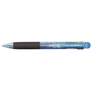 Tombow BC-FRC40 vierkleurige balpen Reporter 4, los, transparant blauw