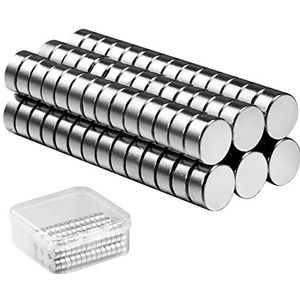 Sapphome Neodymium magneten, 60 stuks, 6 x 3 mm, extra sterk, klein, mini-magneten voor magneetbord, whiteboardmagneten voor koelkast, handwerk, foto's, onderdelen splitsen