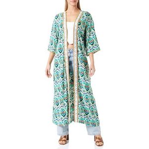 nascita Dames Kimono 29326432-NA03, Groen Veelkleurig, S, Groen meerkleurig, S