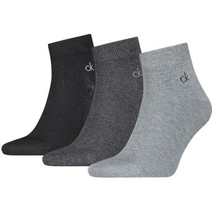 8719965009202 Heren Quarter, grijs melange, 39-42 (Pack van 3), Grijs Melange, 40-42 EU