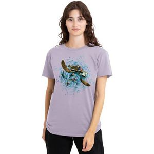 Finding Nemo Crush Ride The Wave dames T-shirt, lavendar, medium, Lavendel, M