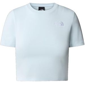 THE NORTH FACE Crop T-Shirt Barely Blue L
