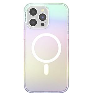 PopSockets iPhone 14 Pro Max Grip compatibel met MagSafe, telefoonhoesje voor iPhone 14 Pro Max, compatibel met draadloos opladen, alleen hoesje - Shimmer
