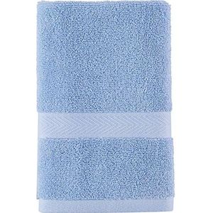 Tommy Hilfiger Moderne Amerikaanse effen handdoek, 40 x 61 cm, 100% katoen 574 g/m² (Mist Blue)