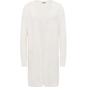 DreiMaster Klassik Gebreide damesjas, wolwit, XL/XXL, wolwit, XL/XXL