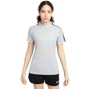 Nike Dames Short Sleeve Polo W Nk Df Acd23 Polo Ss, Wolf Grey/Black/White, DR1348-012, L