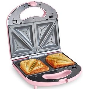 GreenChef - Tosti Pro apparaat - panini, croques, quesadilla's - roze - PFAS-vrij