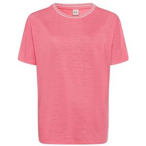 Style Caelen linnen shirt met korte mouwen, 80 dragonfruit, 38