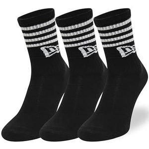 New Era - Stripe Crew - Sokken - Zwart