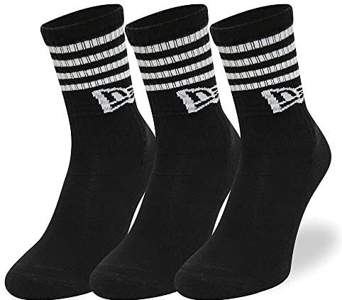 New Era - Stripe Crew - Sokken - Zwart