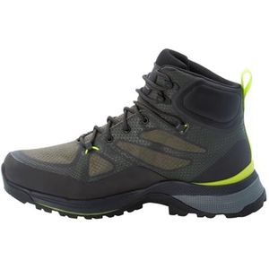 Jack Wolfskin Heren Force Striker Texapore Mid M Mid top, Lime Dark Groen, 40.5 EU