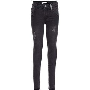 NAME IT jongens nittrap Skinny Dnm Pant Nmt Noos jeans, grijs (dark grey denim), 116 cm