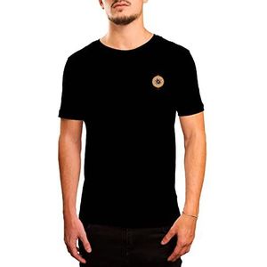Bonateks Men's TRFSTB100322M T-shirt, zwart, M, zwart, M